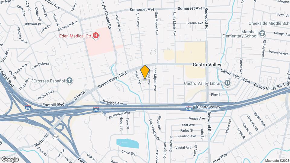 Unavailable Property at 21010 Baker Rd in Castro Valley, CA Listing