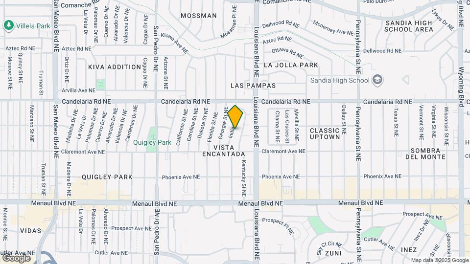 2828 Indiana St NE Map and Location Details