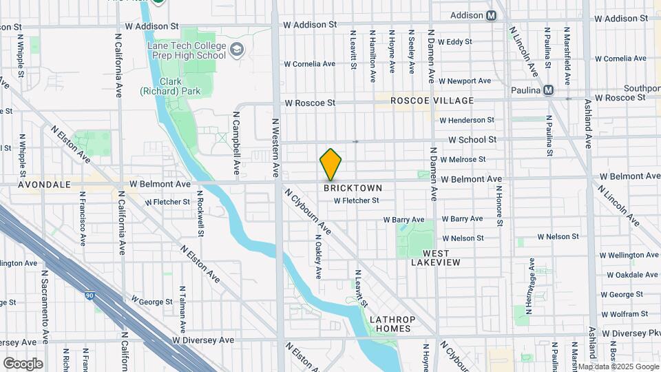 2239 W Belmont Ave Map and Location Details