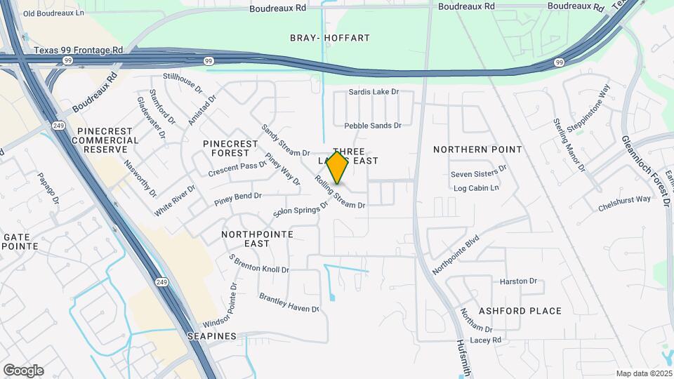 11802 Rolling Stream Dr Map and Location Details