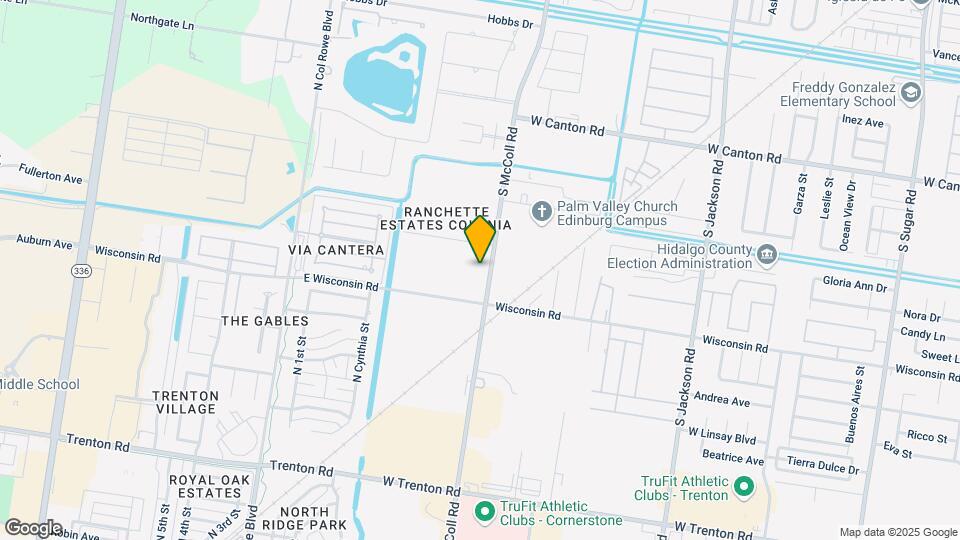 3309 S McColl Rd, Unit 2 Map and Location Details