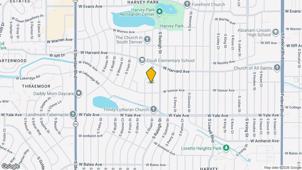 2567 S Stuart St Map and Location Details