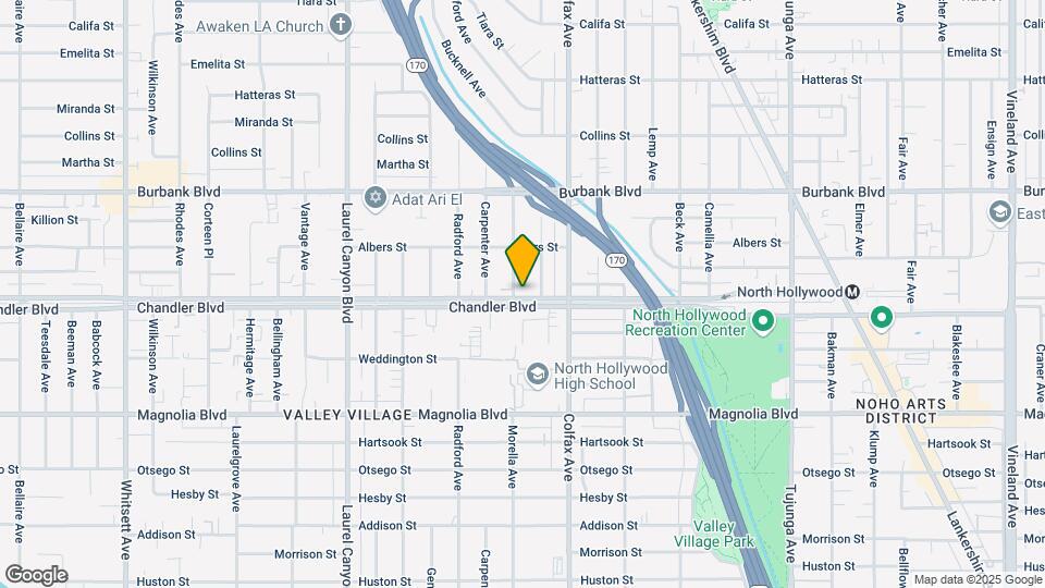 5400 Morella Ave Map and Location Details