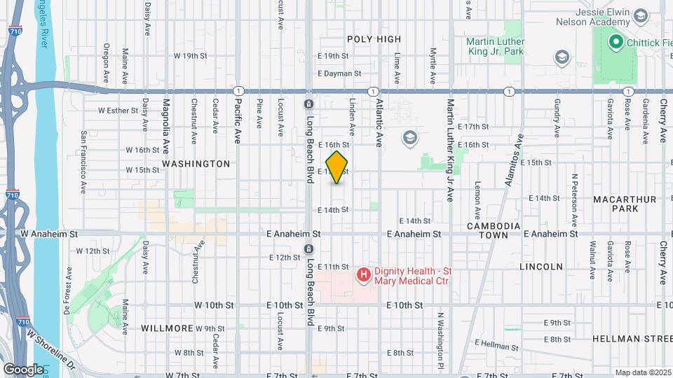 1456 Elm Ave Map and Location Details