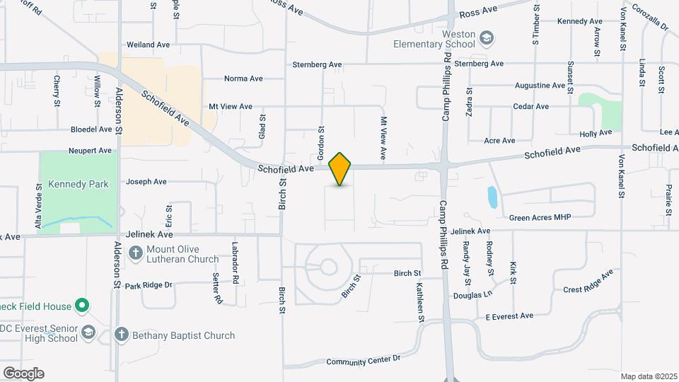3502 Krueger Ave Map and Location Details