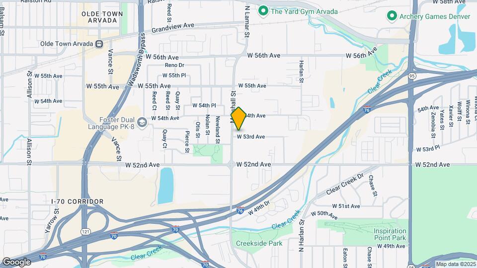 6485 W 53rd Ave Map and Location Details