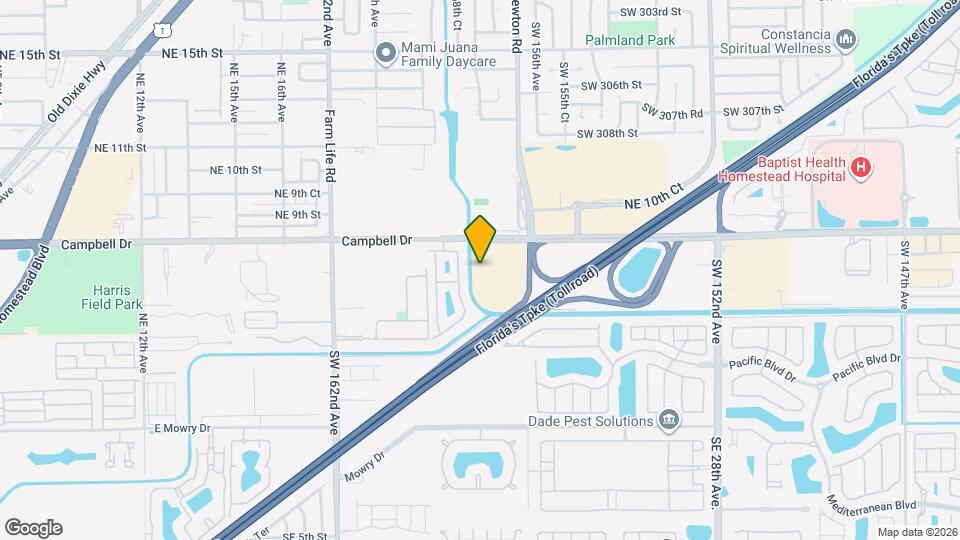 650 NE 22nd Terrace Map and Location Details