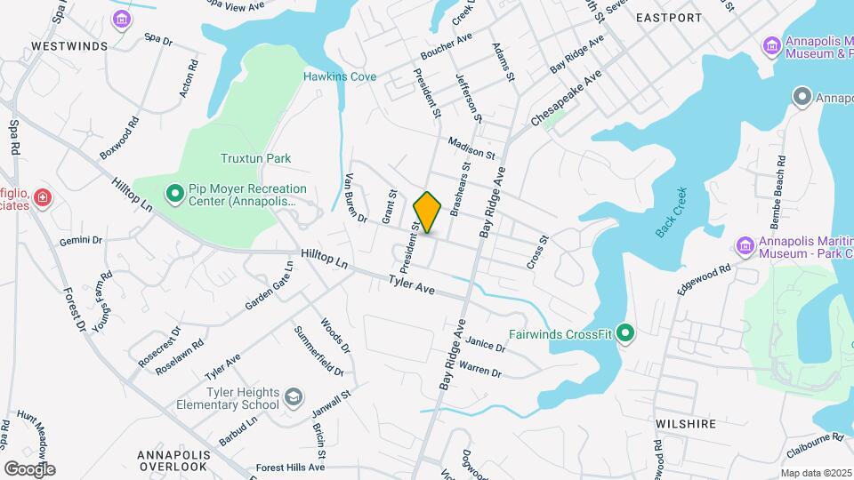 1013 Van Buren St Map and Location Details