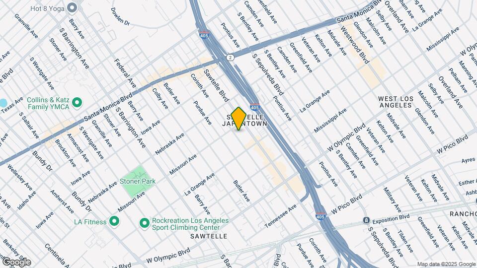 1914 Corinth Ave, Unit 104 Map and Location Details