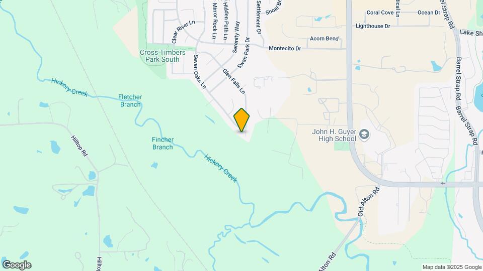 9404 Glen Falls Ln Map and Location Details