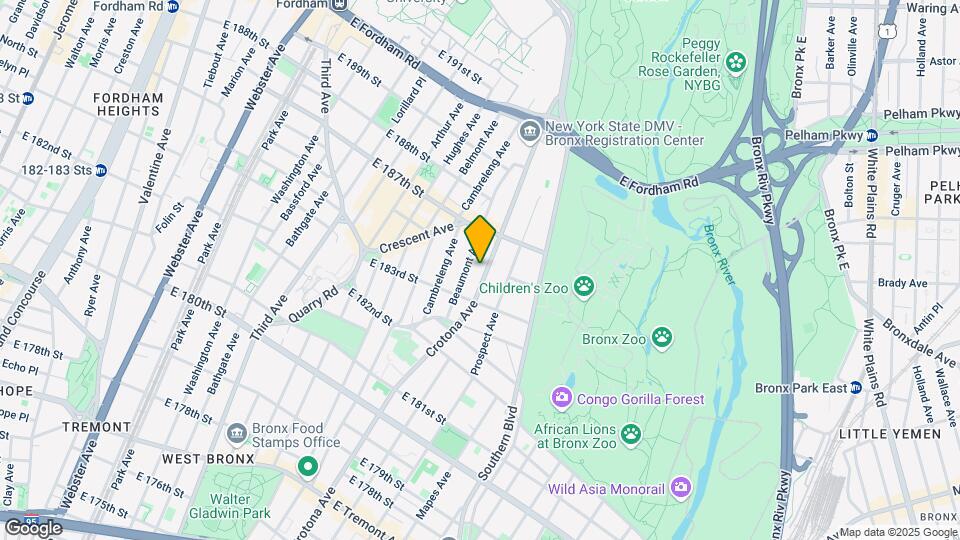 2323 Crotona Ave Map and Location Details