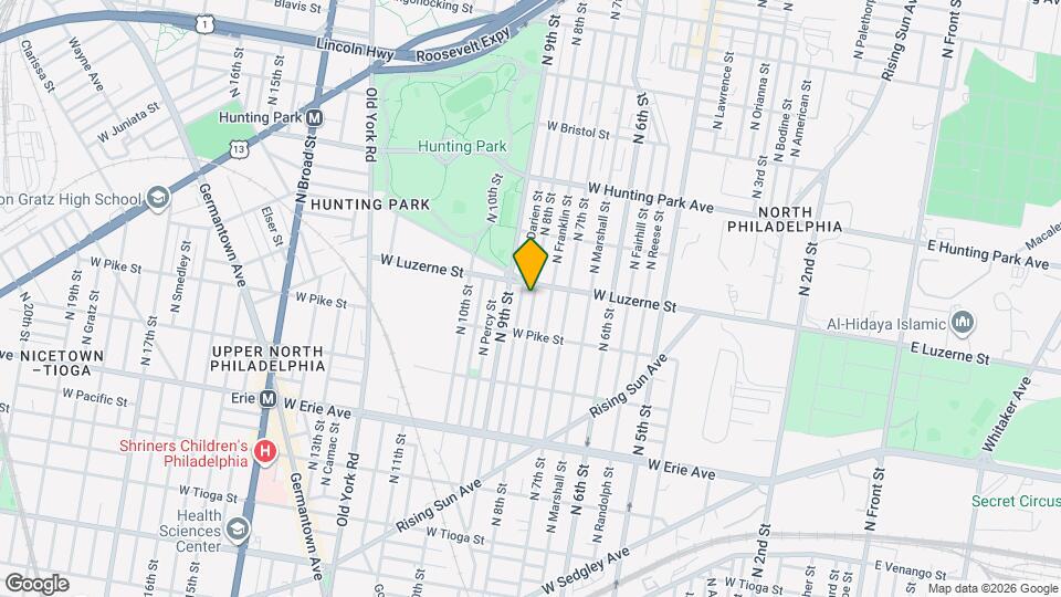 3944 N 8th St, Unit 2 Map and Location Details