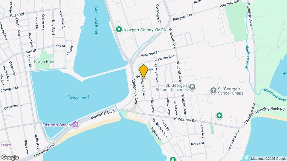 43 Warren Ave Map and Location Details