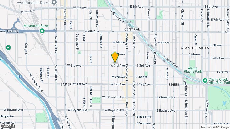 117-127 W 3rd Ave Mapa y Detalles de la Ubicación