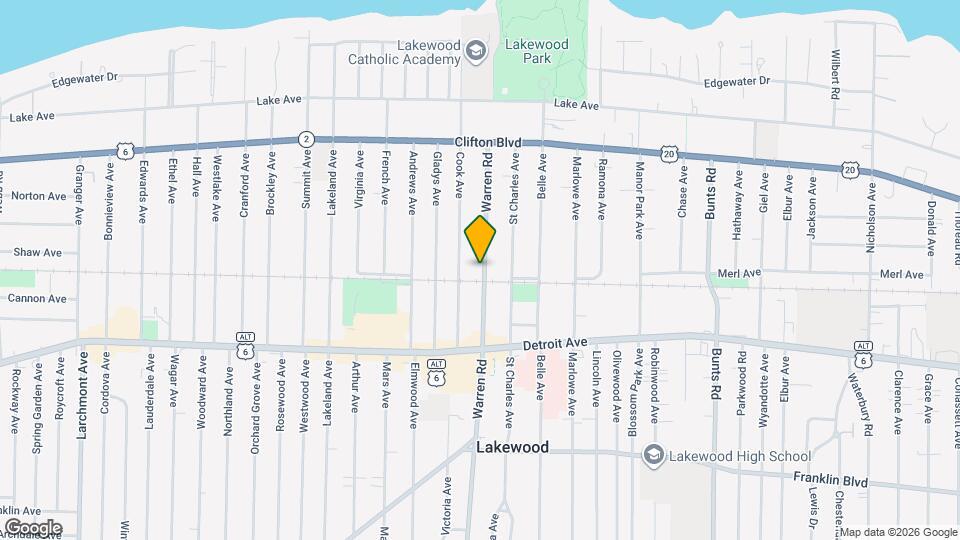 1308 Warren Rd Map and Location Details