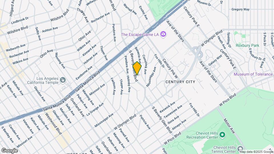 1958 S Beverly Glen Blvd, Unit 1958 Map and Location Details