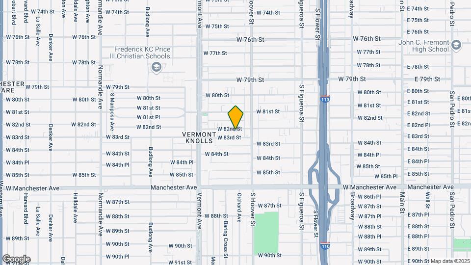836 W 82nd St Map and Location Details
