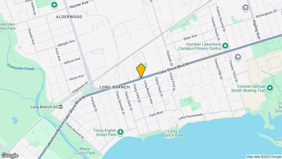 3567 Lake Shore Blvd W Map and Location Details