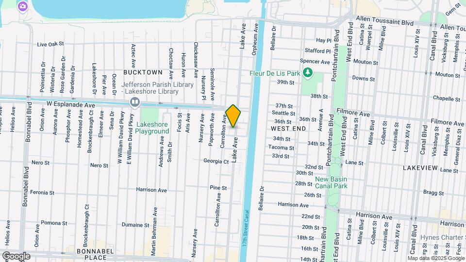 1412 Lake Ave Map and Location Details