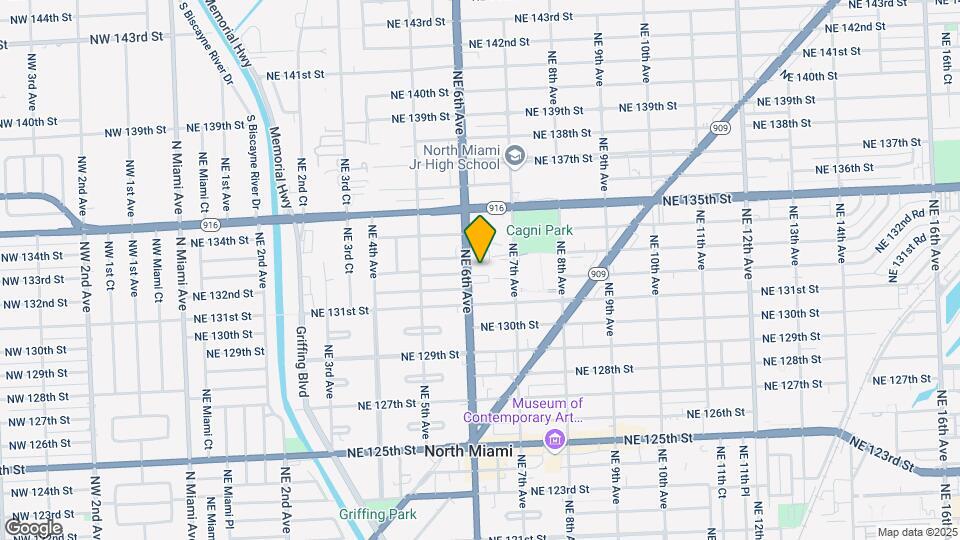 13215 NE 6th Ave Map and Location Details