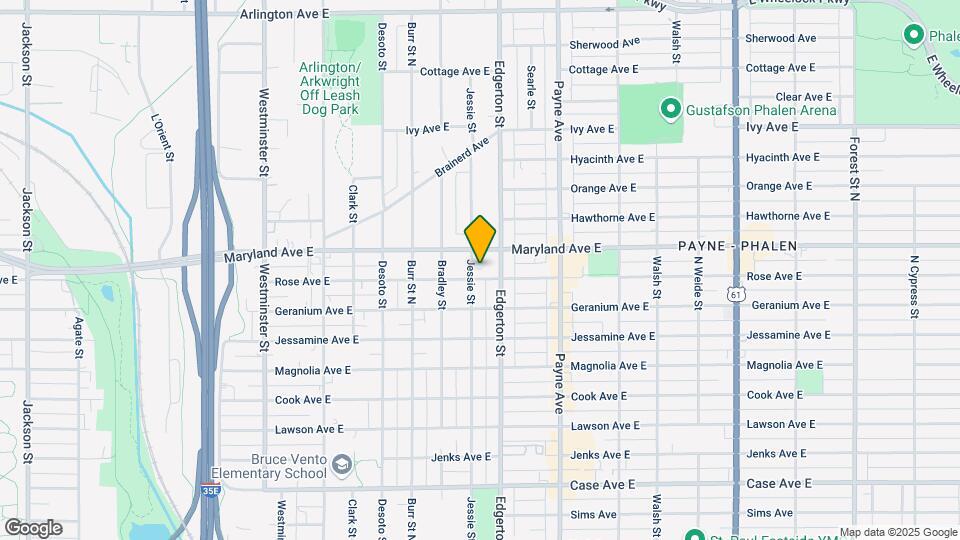 1178 Jessie St Map and Location Details