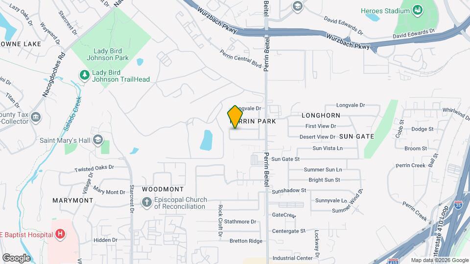 4110 First View Dr Map and Location Details