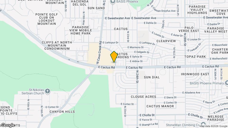 12210 N Escobar Way Mapa y Detalles de la Ubicación