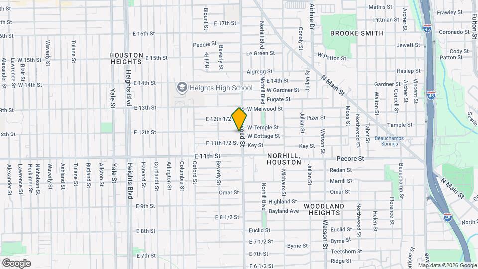 742 E 12th St Mapa y Detalles de la Ubicación