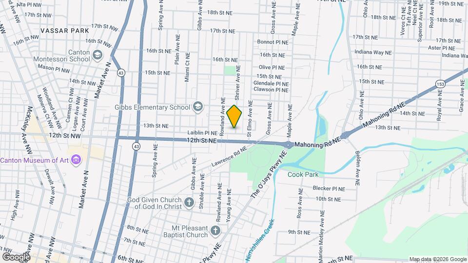 1217 Shriver Ave NE Map and Location Details