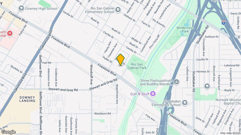 9555 Firestone Blvd Map and Location Details