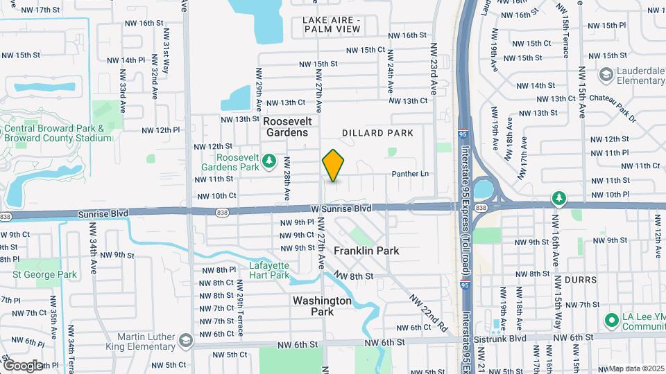 1051 NW 26th Ave Map and Location Details