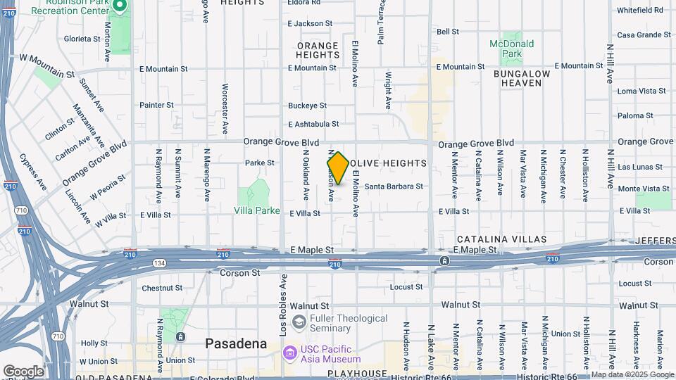 542 N Madison Ave Map and Location Details