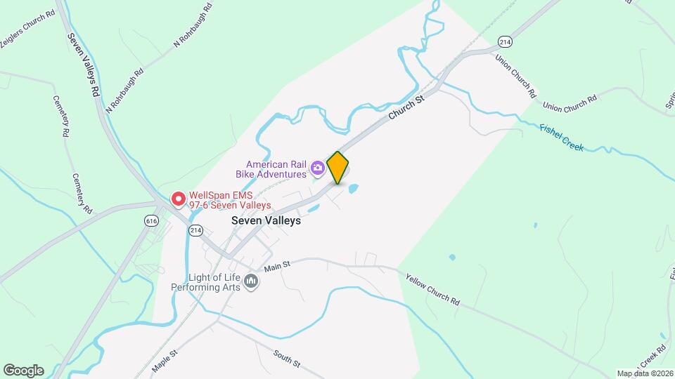 122 Church St Map and Location Details