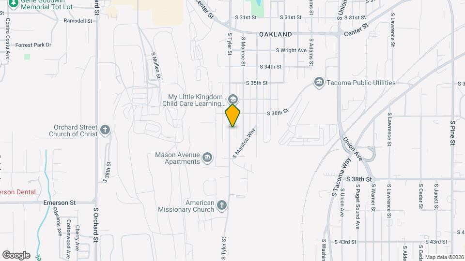 3629 S Tyler St Map and Location Details