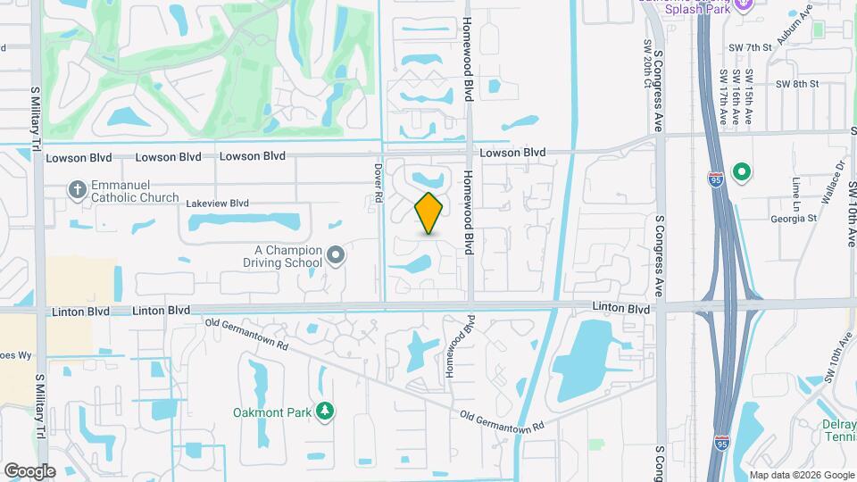 2835 SW 13th St, Unit PINES OF DELRAY Mapa y Detalles de la Ubicación