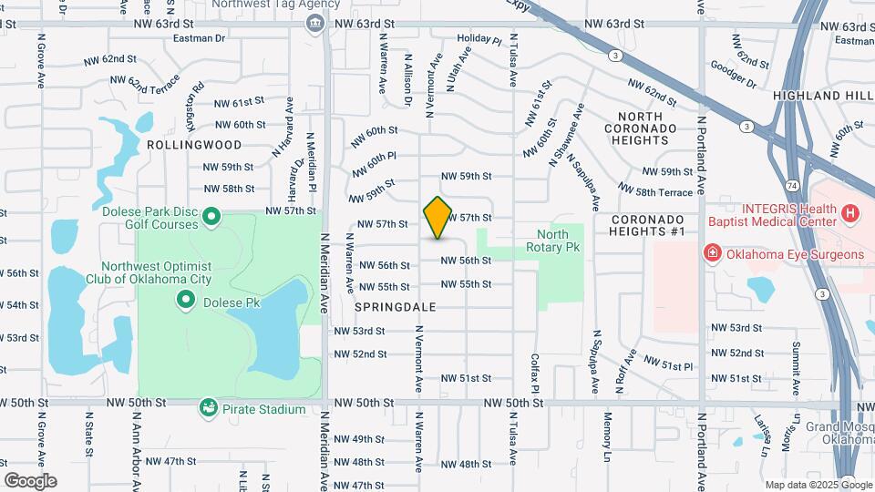 4244 NW 56th Terrace Map and Location Details