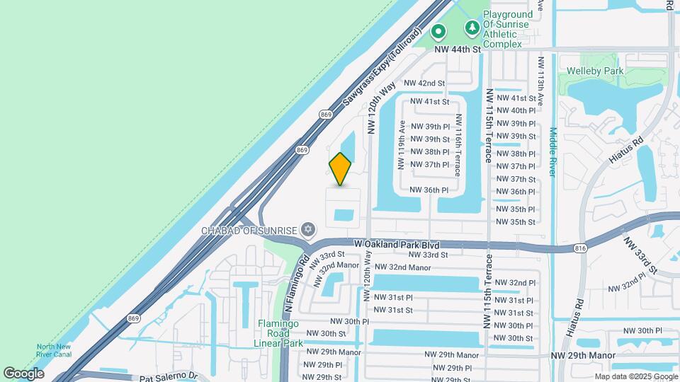 12152 NW 35th Pl Map and Location Details