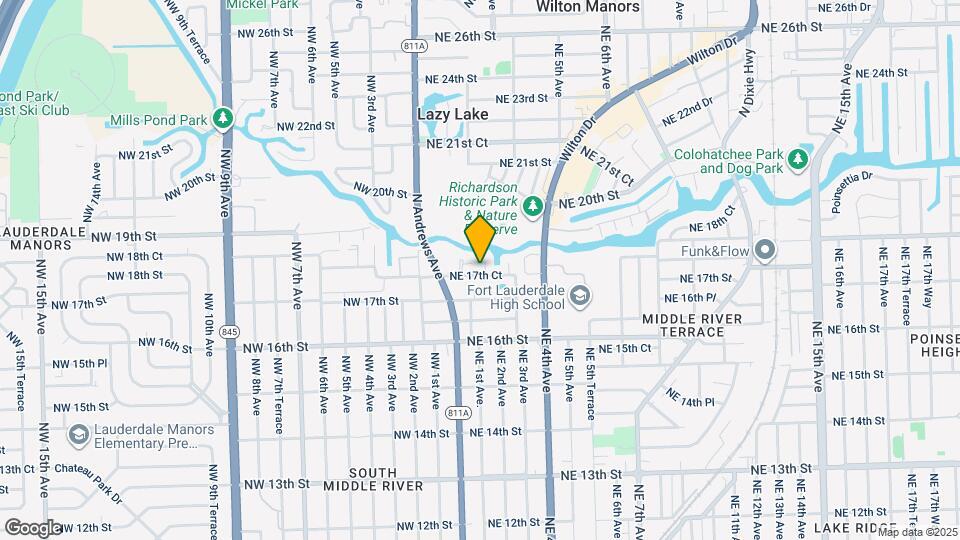 1725 NE 2nd Ave Map and Location Details