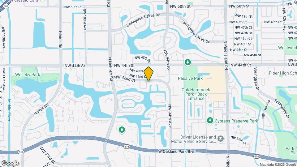 4140 NW 96th Terrace Map and Location Details