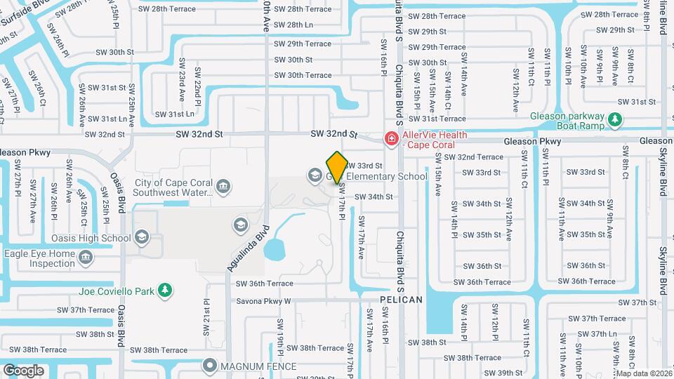 3322 SW 17th Pl Map and Location Details
