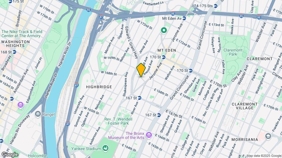 8-10 W 169th St Mapa y Detalles de la Ubicación