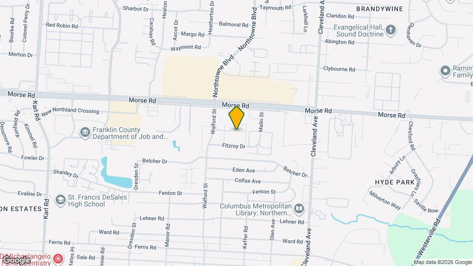 2162 Fitzroy Dr Map and Location Details