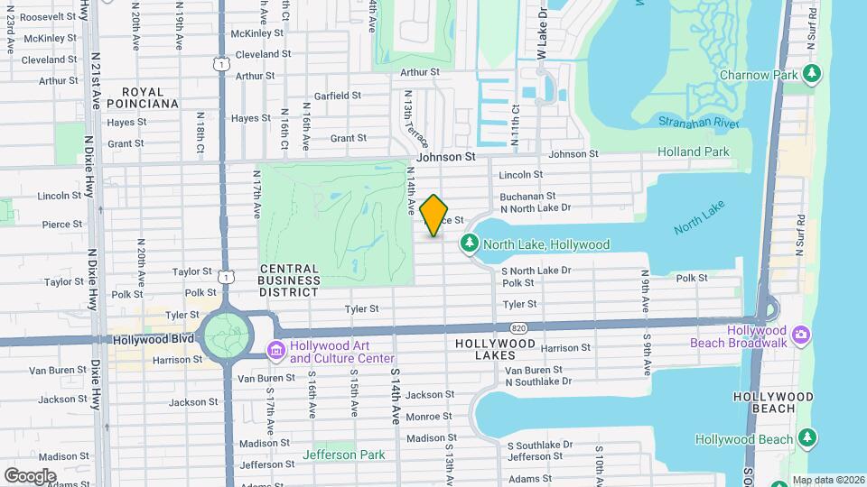 1324 Fillmore St Map and Location Details