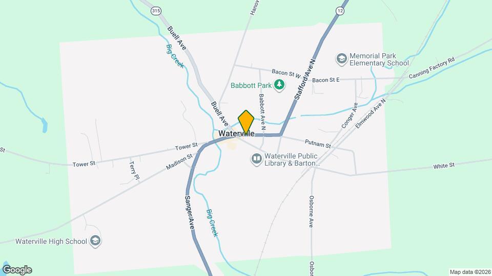 122 E Main St Map and Location Details