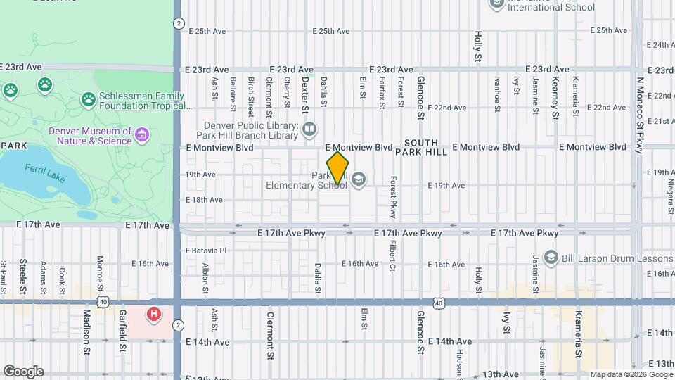 4844 E 19th Ave Map and Location Details