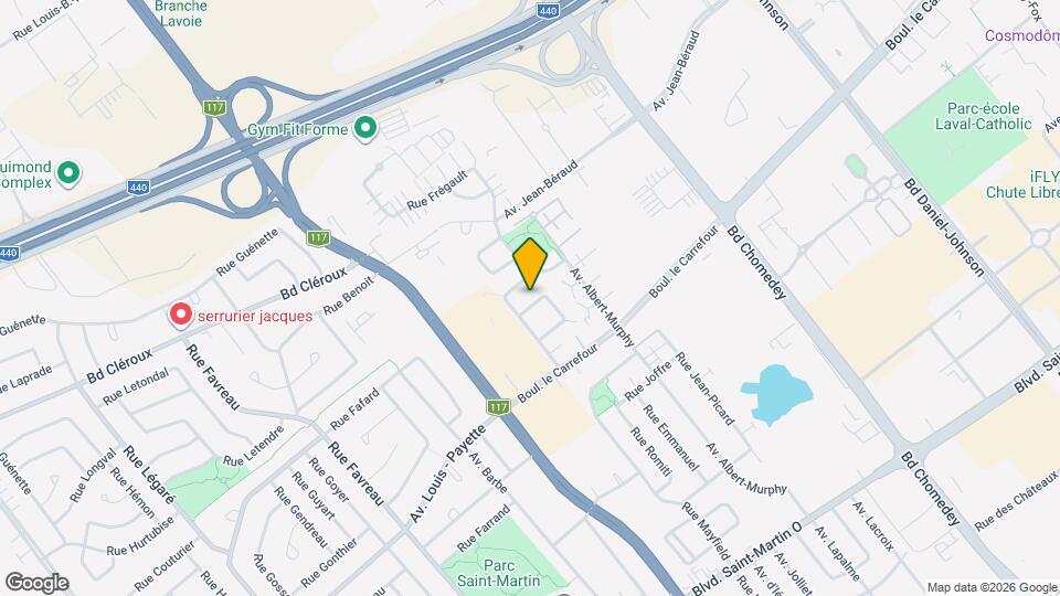 3778 Normandin Rue Map and Location Details