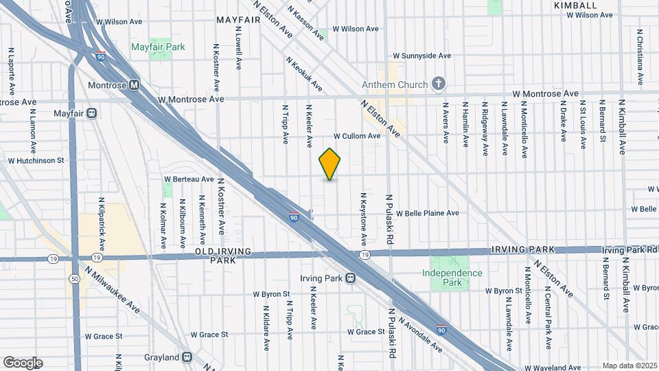 4146 N Kedvale Ave Map and Location Details