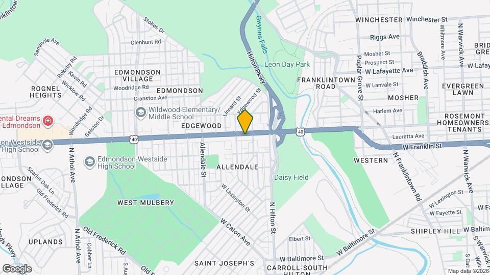 3423 Edmondson Ave Map and Location Details