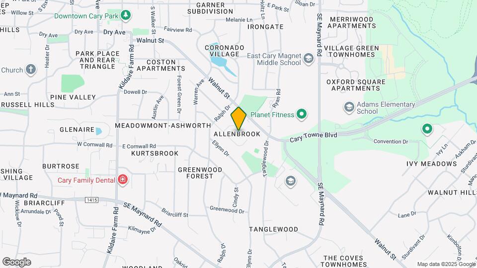 106 Whispering Pines Ct Map and Location Details