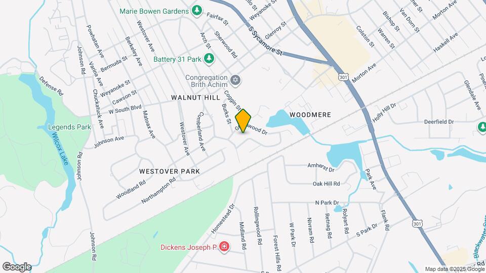 425 Beauregard Ave Map and Location Details